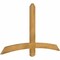 Ekena Millwork Bellingham Rough Sawn Timber Gable Bracket, Western Red Cedar, 60"W x 35"H x 2"D x 4"F, 14/12 Pitch GBW060X35X0204BEL00RWR - alternate 5